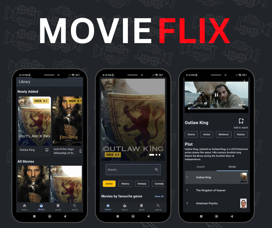MovieFlix - Movie Streaming App